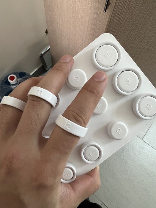 Oura ring 4  примерка набор колец