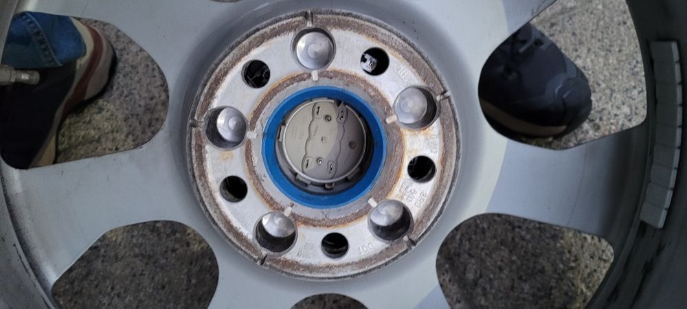 Roti originale Audi A4 B7 pe 17 cu anvelope f.bune