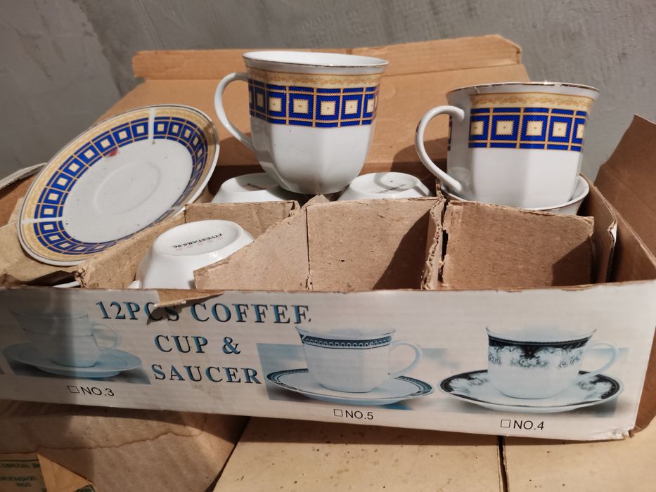 Сервизи за кафе коняк и безалкохолно.