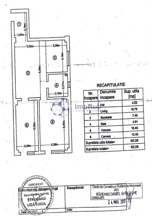 Apartament 3 camere I 78mp I Valea Lupului - Popas Păcurari
