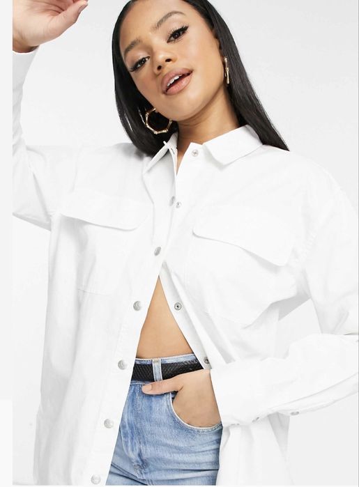 Calvin Klein  бяла риза номер S