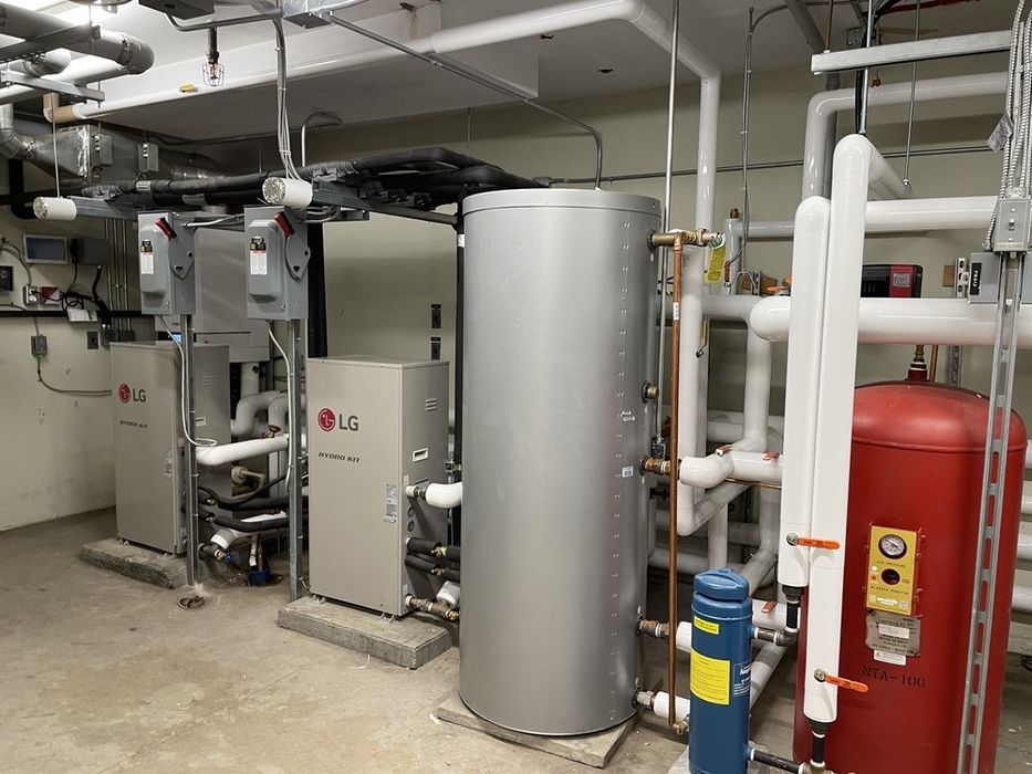 LG тепловой насос чиллеры и фанкойли