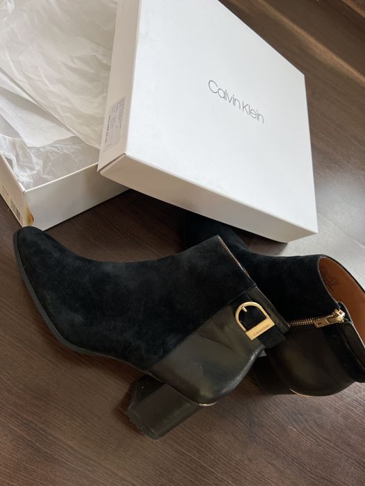 Calvin Klein - страхотни кожени боти