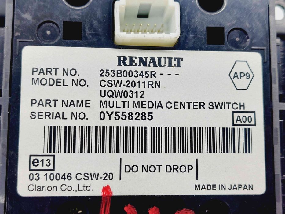 Joystick navigatie Renault Megane 3 (B95) [Fabr 2008-2016] 253B00345R