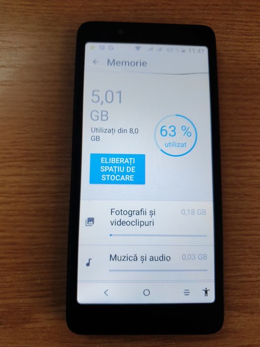Alcatel 1c 2019 5003D Android 8 dualsim necodat 1Gb RAM sticla fisura