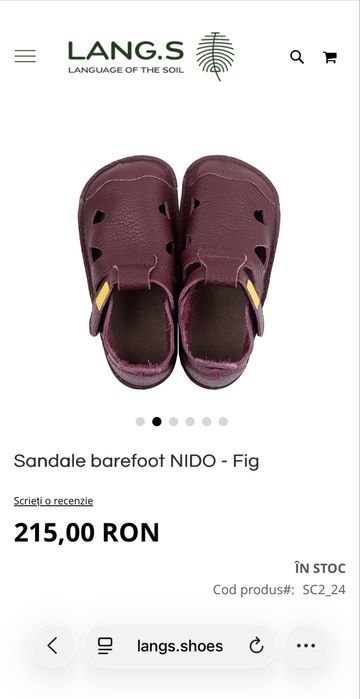 Pantofi Tikki, piele naturala, marime 20