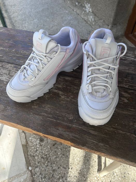 Сникърси Fila Disruptor бели с розово