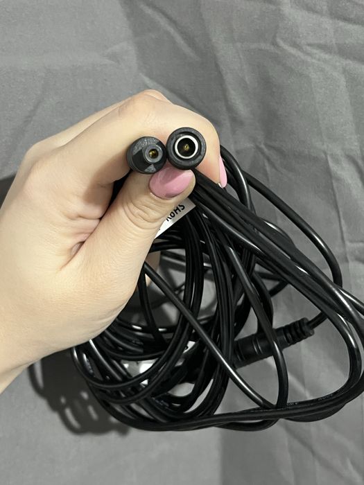 Удължителен кабел за DC захранване 5.5x2.1mm  Дължина 3м.