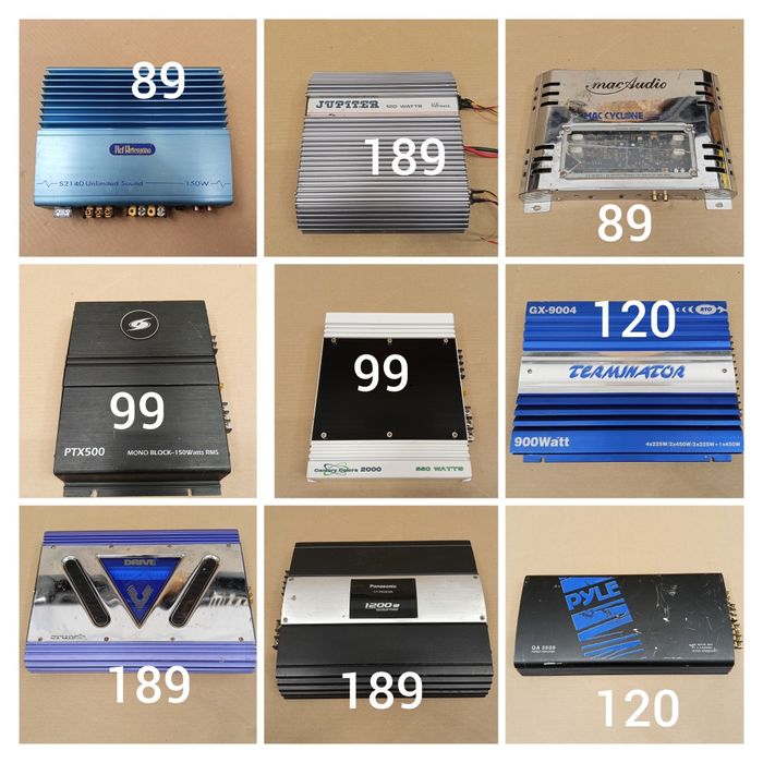 Усилвател за кола бас каса