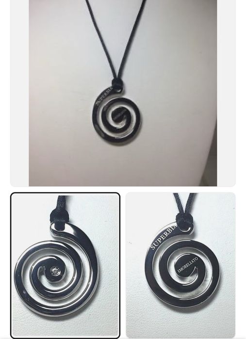 Colier dama MORELLATO din otel inoxidabil stare f buna,cu snur de tesa