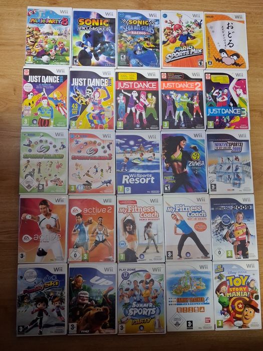 Pachet 55  jocuri Wii originale
