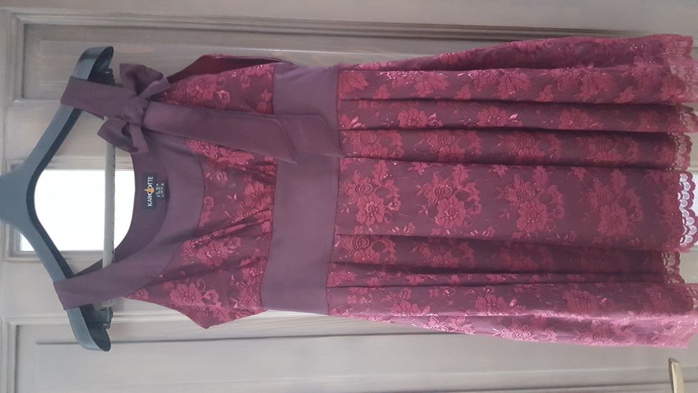 Rochie de seara dantela neagra