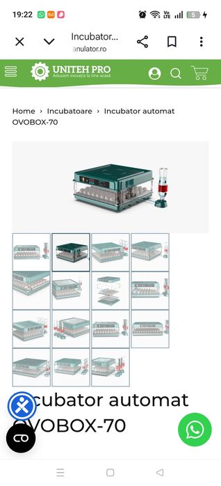 Incubator automat OVOBOX