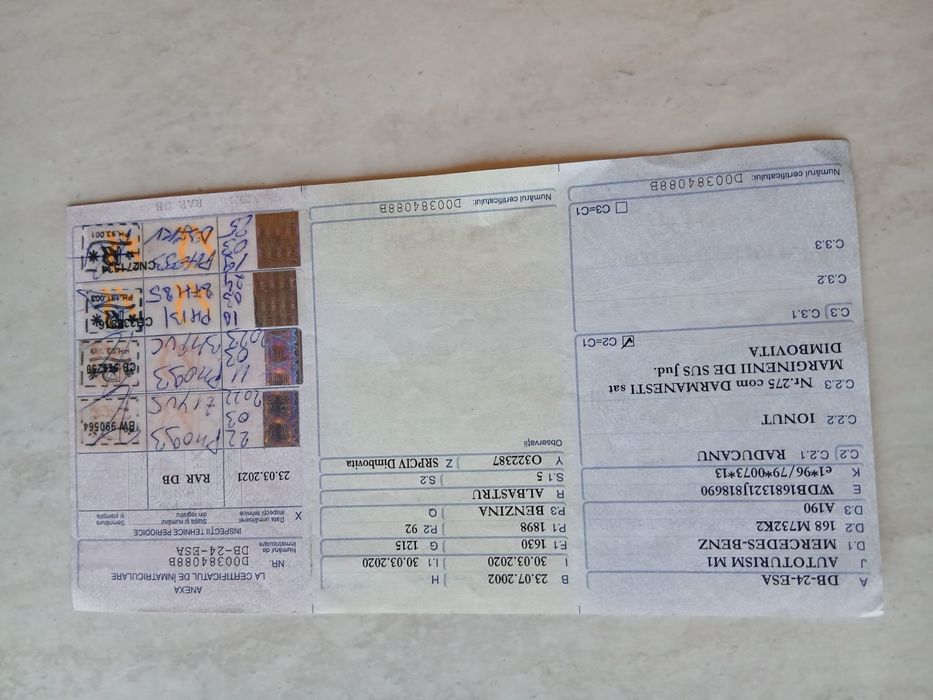 Mercedes A190 benzina cutie automata