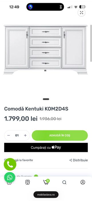 Comoda Kentuky ca Noua
