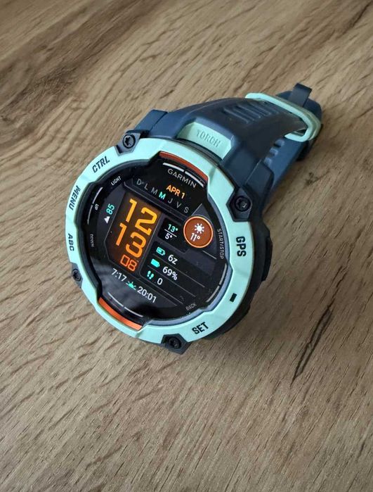 Garmin Instinct 3, 50mm, AMOLED, Neotropic, curea Twilight