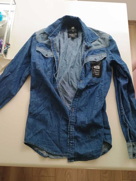 Оригинална дънкова риза G-star RAW XS