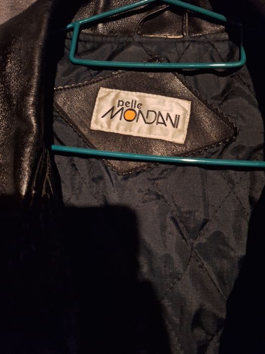 Cowhide leather jacket