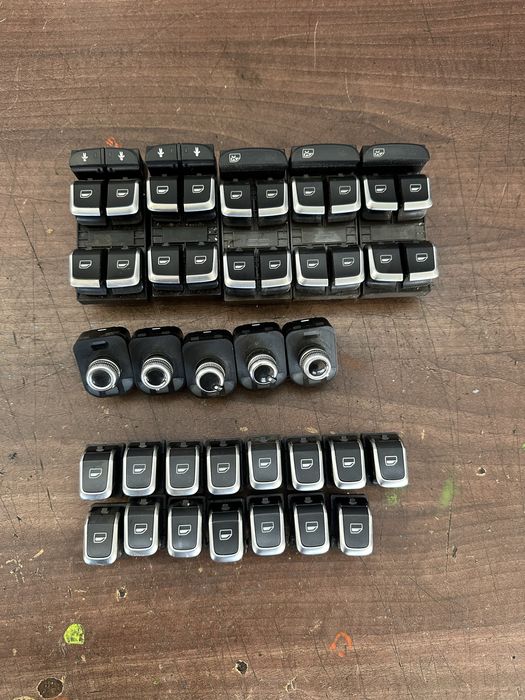 Butoane geam cromate buton oglinzi audi a4 b8 a5 a6 c7 a7 q5