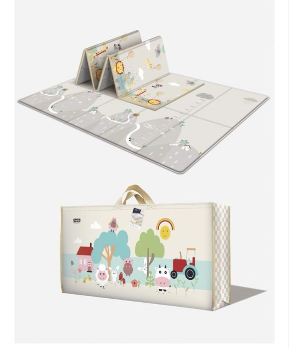 Детский коврик двусторонний