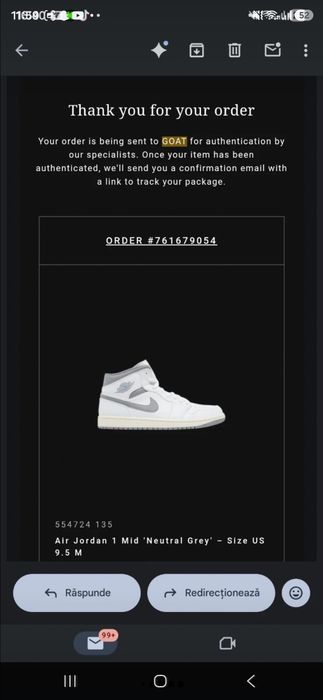 Jordan 1 mid neutral grey