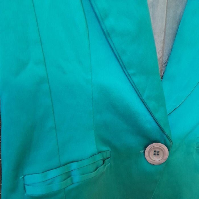 Sacou, verde petrol.