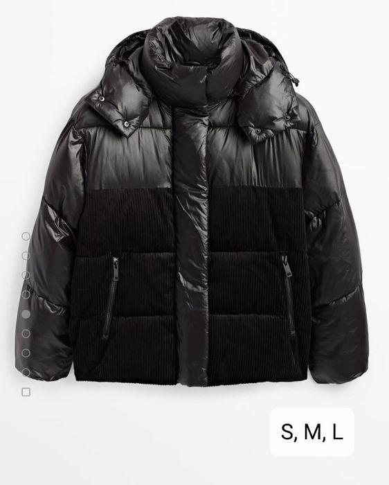 Geaca Massimo dutti catifea