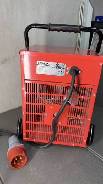 Калорифер DED9922, Dedra, 5000W, Червен