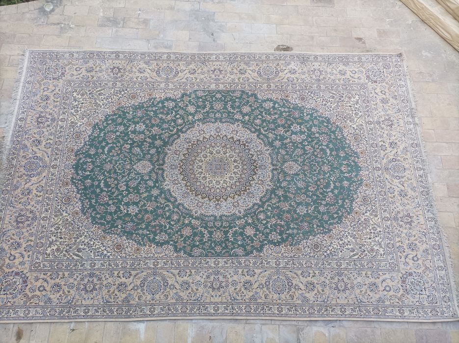 Классический ковёр Персидский ковёр Nain . Ручная работа
