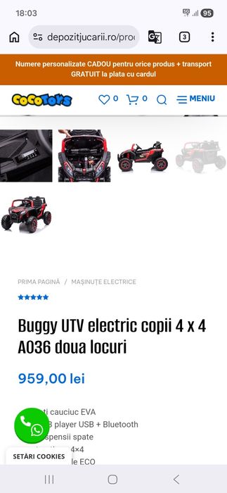 Mașină electrica copii