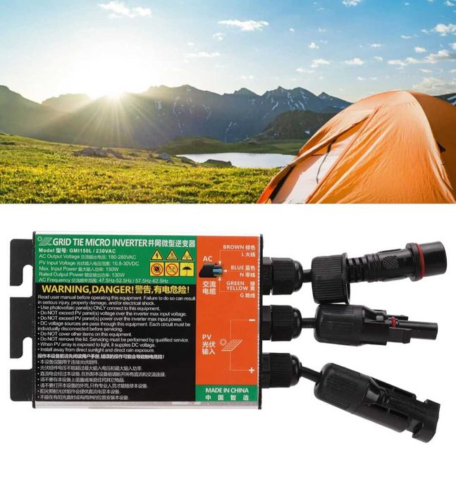 Инвертор 150W 230V чиста синусоида 10,8V-30V DC вход към AC 180V-280V