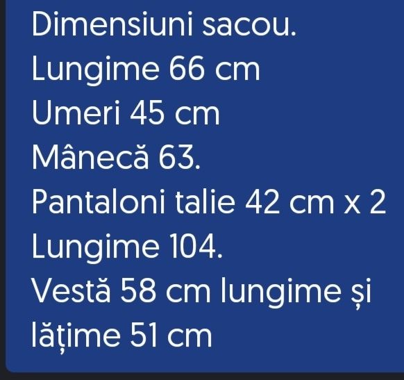 Vând costum de ginere sau naș,cadou cămașă și butoni.