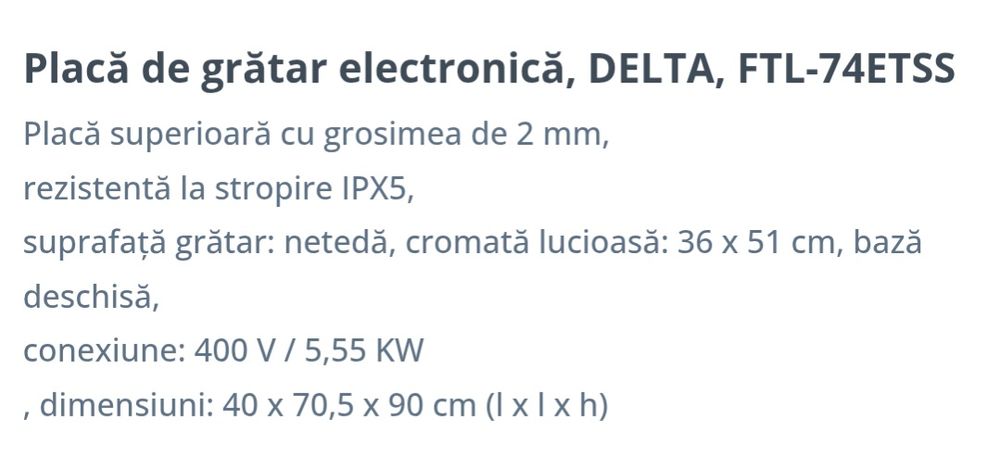 Friteuza Profesionala 18 L și Plita  Electrica