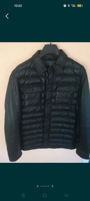 Geacă nouă Massimo Dutti L piele naturala bărbați