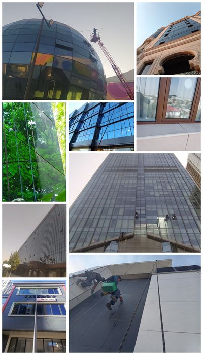 Альпинисты с лицензией, высотные работы, утепление фасада, мойка окон