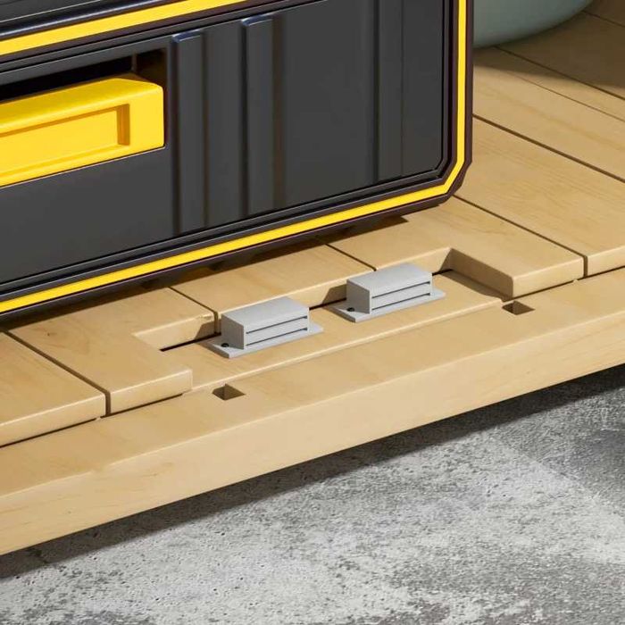 Градинска кутия за съхранение Outsunny устойчива на атмосферни влияния