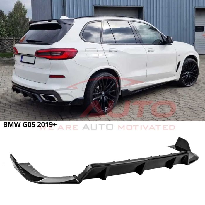 Заден дифузьор за BMW X5 G05 (2019-2023) M Sport – черен гланц
