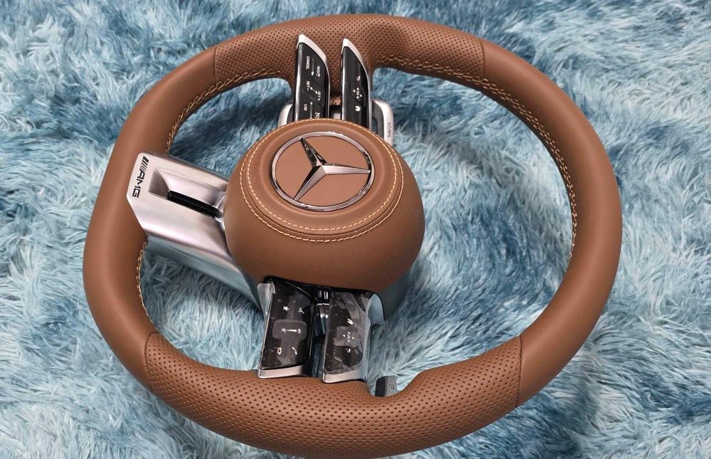 Volan Mercedes-Benz AMG Maro Piele – Multifuncțional