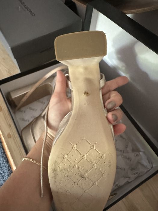 Sandale  cu platforma, Il Passo aurii, marime 40