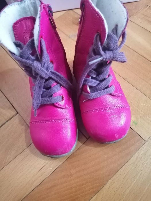 Ghete piele 22 usor imblanite