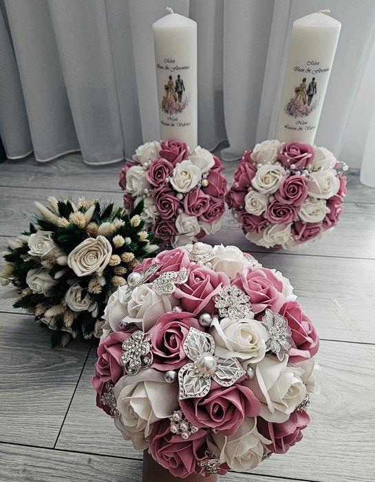 Buchet mireasa /bratara domnisoara de onoare