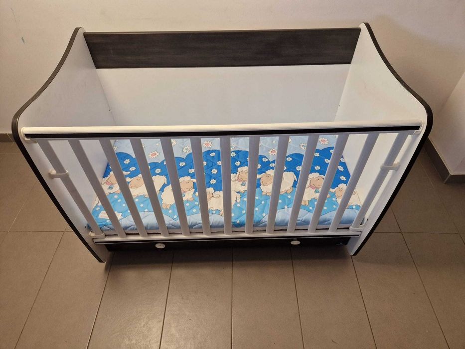 Pat bebe cu balansoar Dream 60x120 cm transformabil