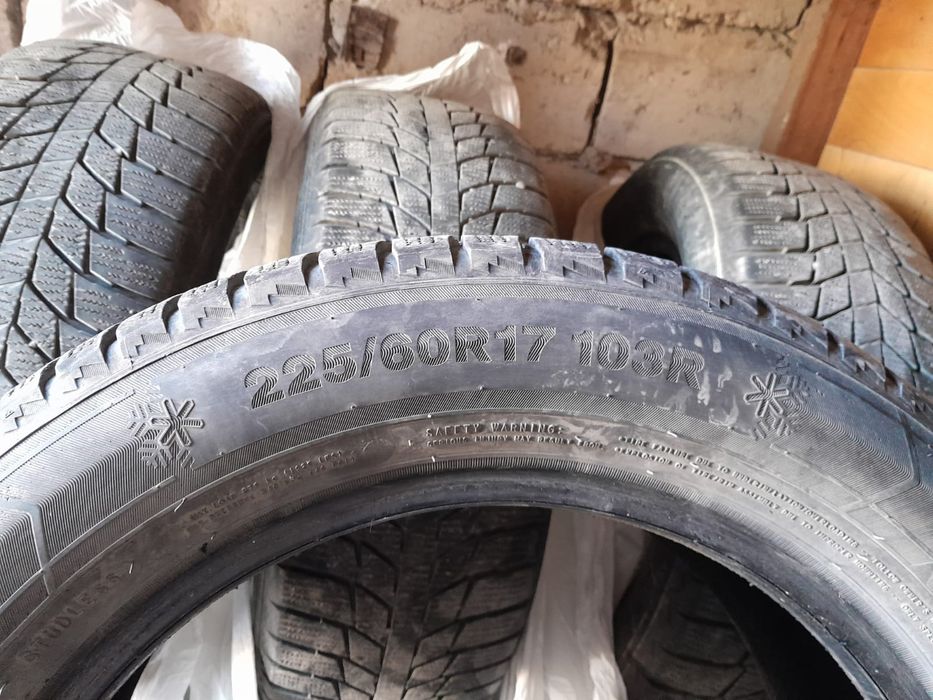 225/60 R17 зимние 
Triangle 
70 мын