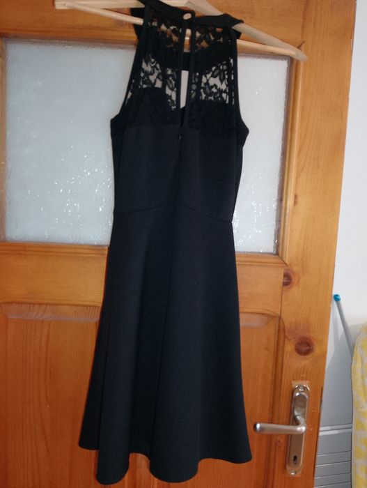 Черна къса рокля