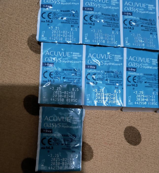 Lentile de contact zilnice Acuvue Oasys, -3.25
