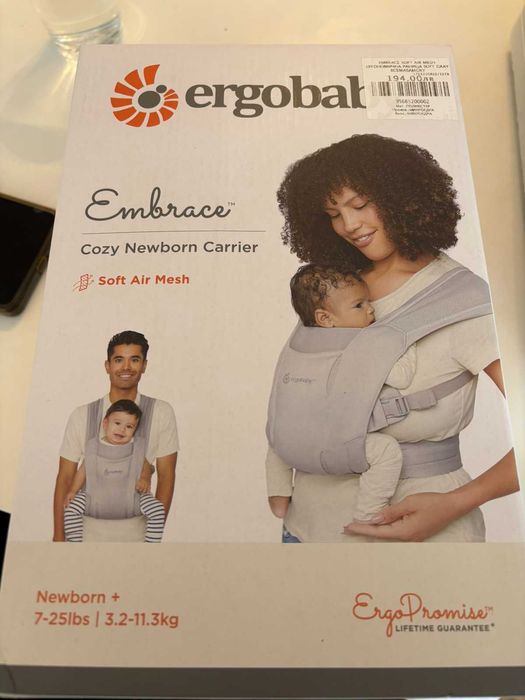 Ergobaby embrance soft air mesh - почти нова