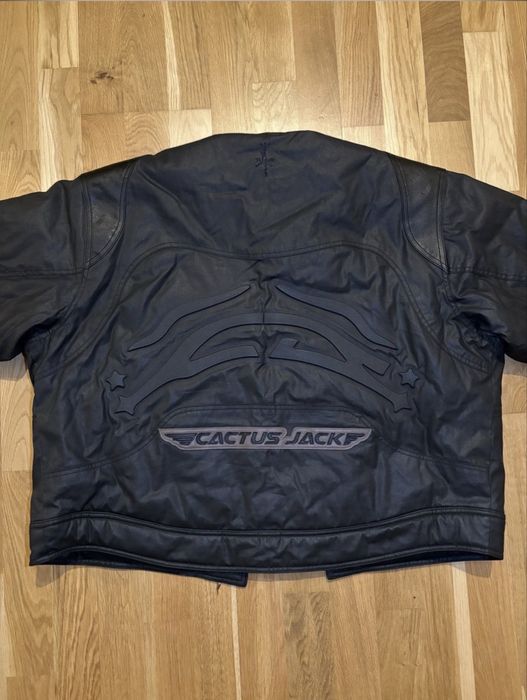 Jordan x Travis Scott Cactus Jack Leather Jacket - Оригинал