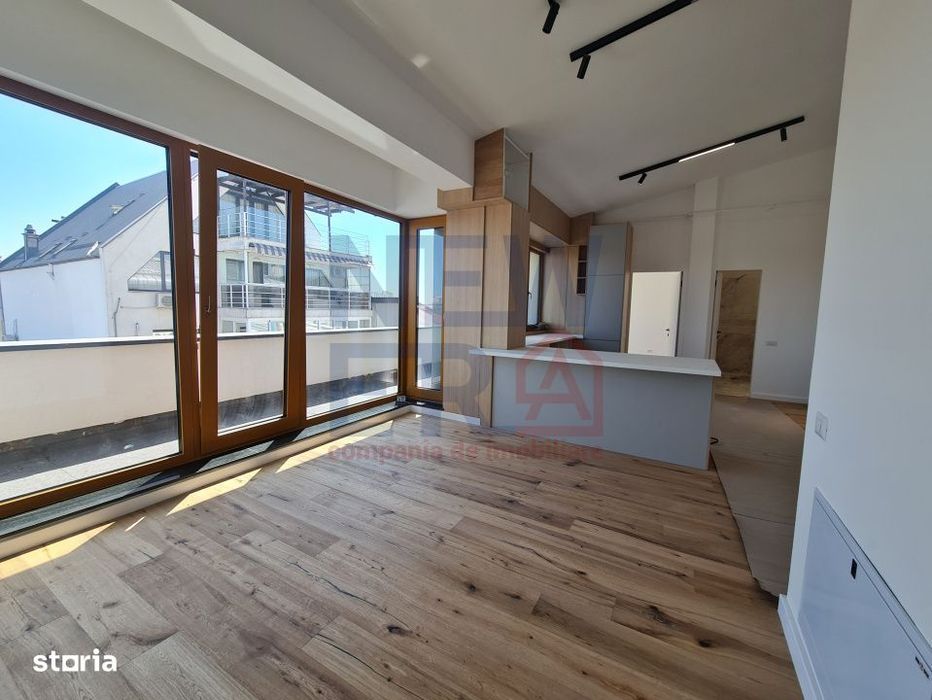 Apartament 2 camere cu terasa 13 mp, bloc boutique in zona Domenii