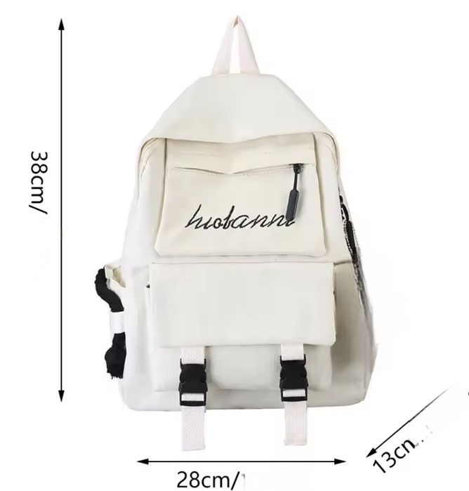 Модерна бежово раница с надпис Fashion- практична и стилна