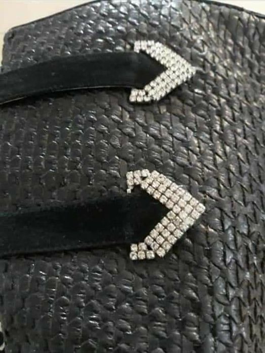 Cizme Sabres,piele impletita